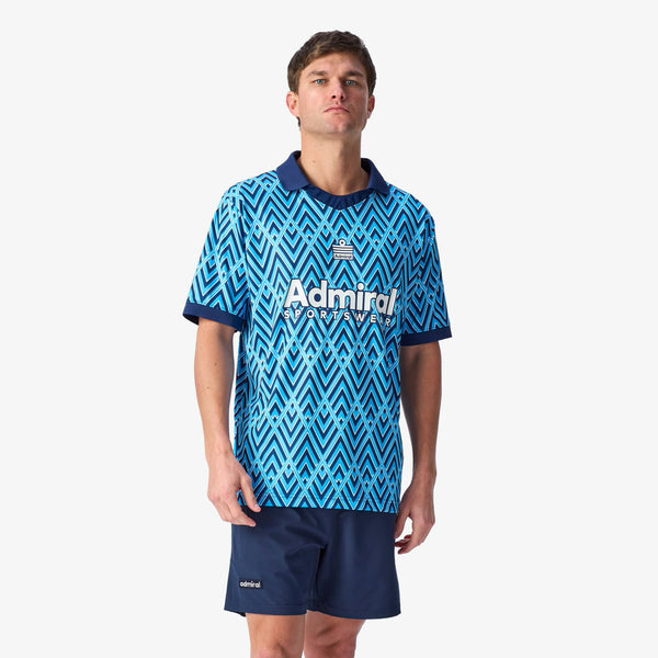 Mills Wave Print Football Shirt