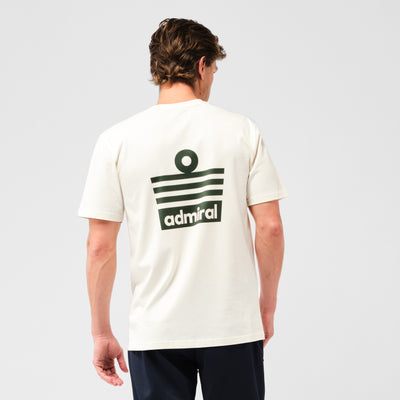 Admiral Ensign T-Shirt - Off-White/Green