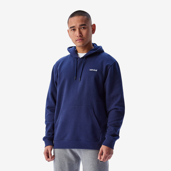 Harcourt Embroidered Hoodie - Navy