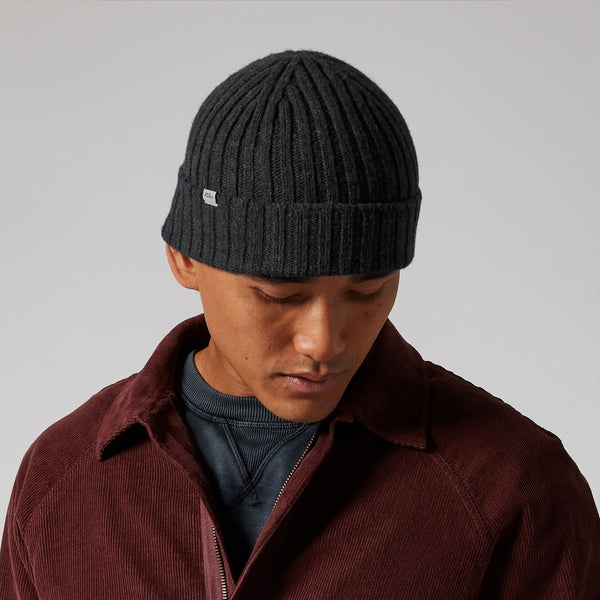 Hathern Beanie - Black Marl