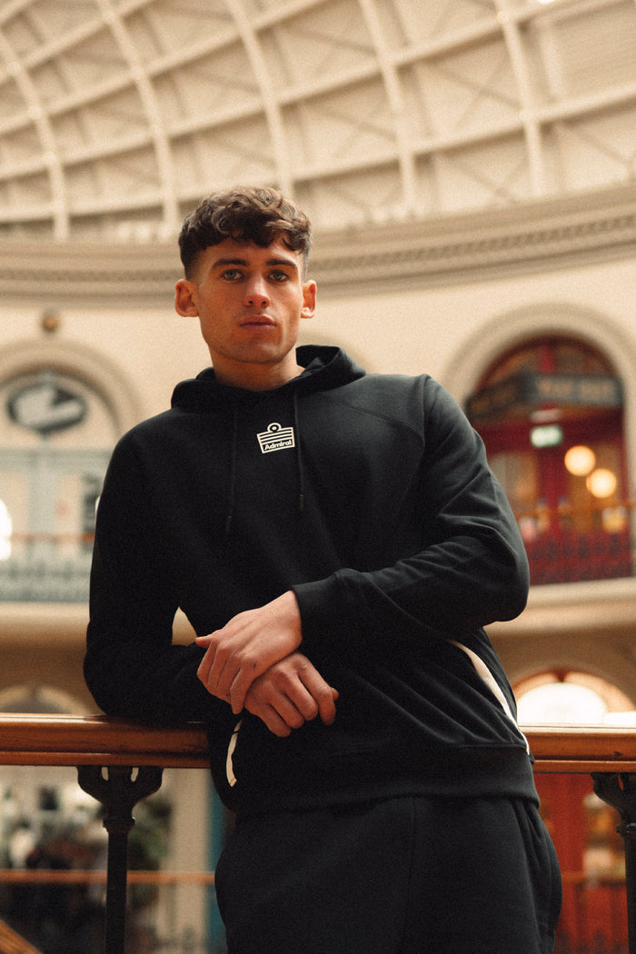 Panel Hoodie - Black