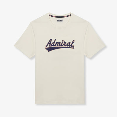 Admiral Script T-Shirt - Off-White