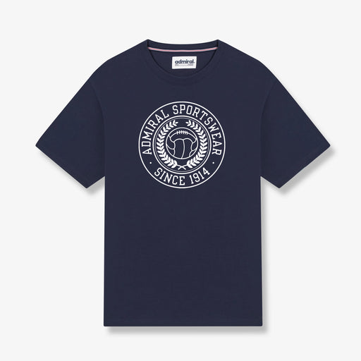 Admiral Laurel Crest T-Shirt - Navy