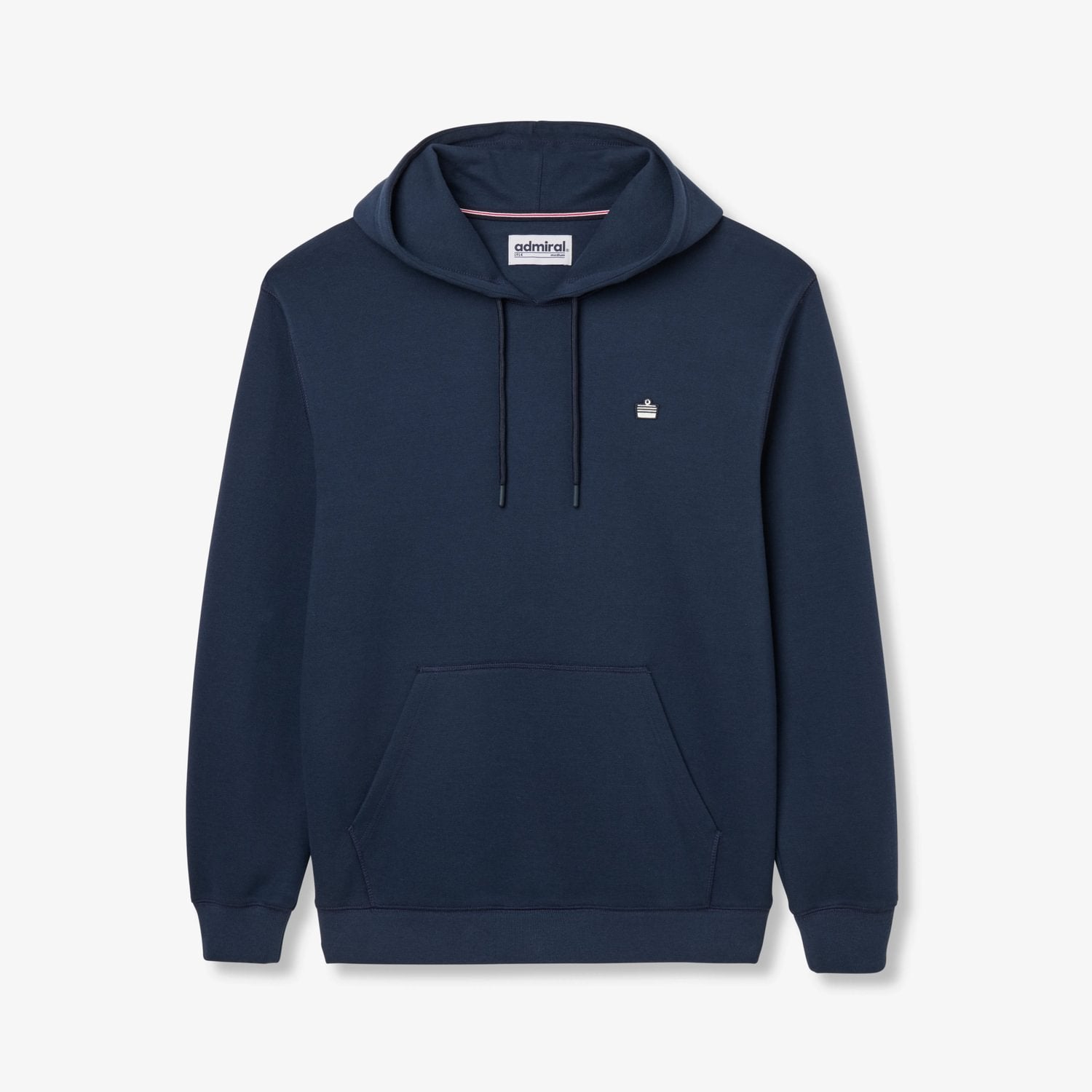 Admiral Athletics フルジップフーディ M ネイビー Clemence Admiral Pique Hoodie | Mens | Navy - Admiral Sports