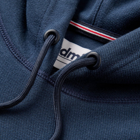 Clemence Pique Hoodie - Navy