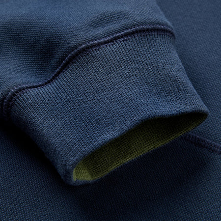 Clemence Pique Hoodie - Navy
