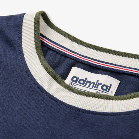 Neal Ringer T-Shirt - Navy