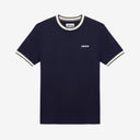 Neal Ringer T-Shirt - Navy