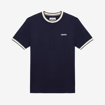Neal Ringer T-Shirt - Navy