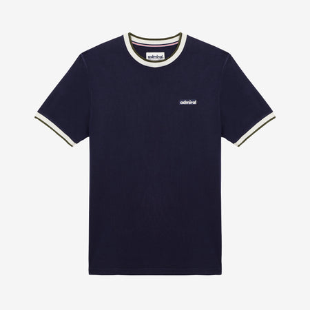 Neal Ringer T-Shirt - Navy