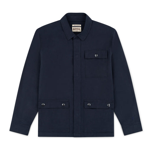 Dane Overshirt - Shrike Navy - Made in England