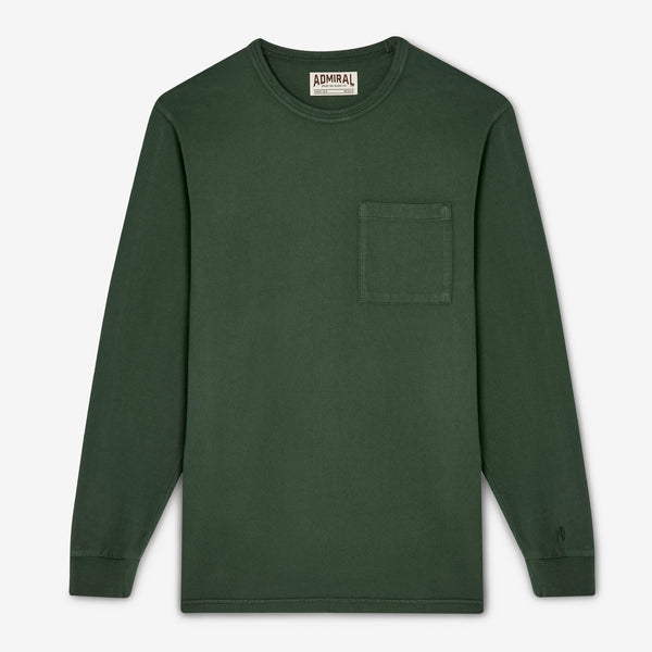 Evington LS T-Shirt - Forest Green