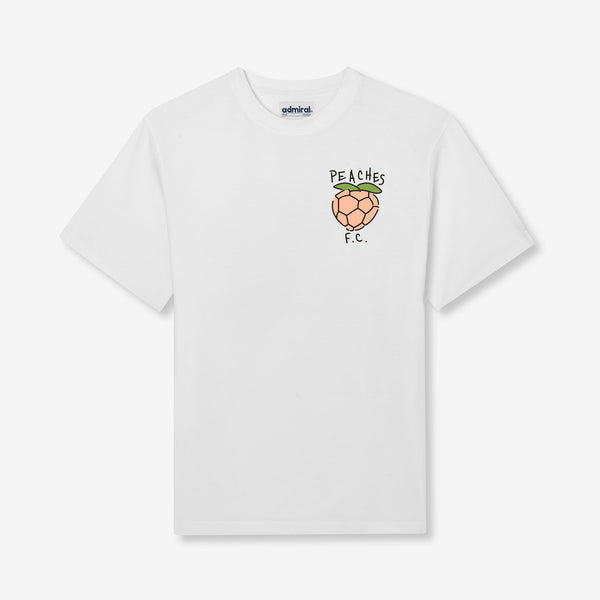 Peaches FC x Admiral Football Graphic T-Shirt - front