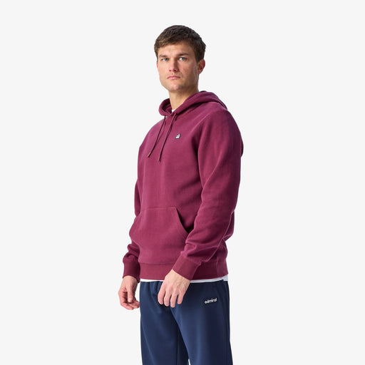 Clemence Pique Hoodie - Burgundy