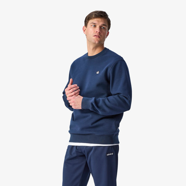 Corrigan Pique Sweatshirt - Navy