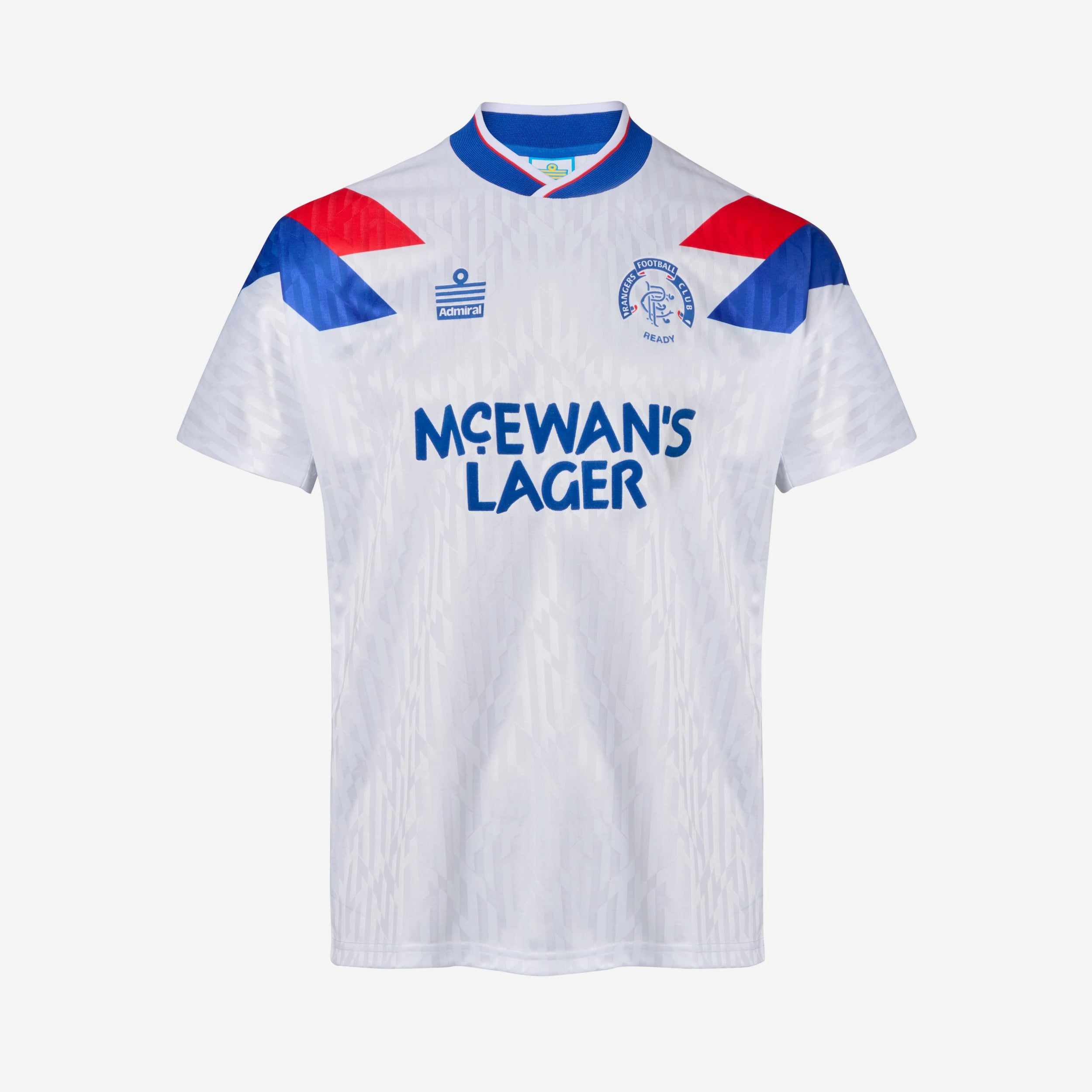 Rangers 1990-92 Retro Home Shirt | Admiral Football - Admiral Sports