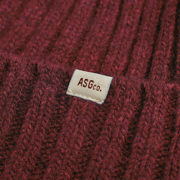 Hathern Beanie - Red Marl