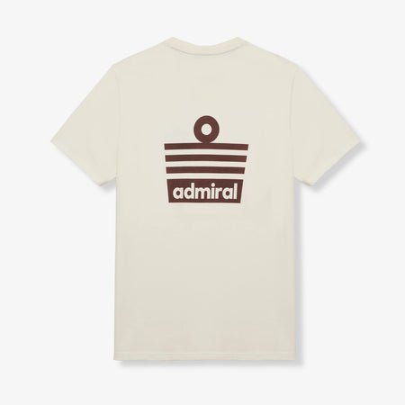 Admiral Ensign T-Shirt - Off-White/Brown
