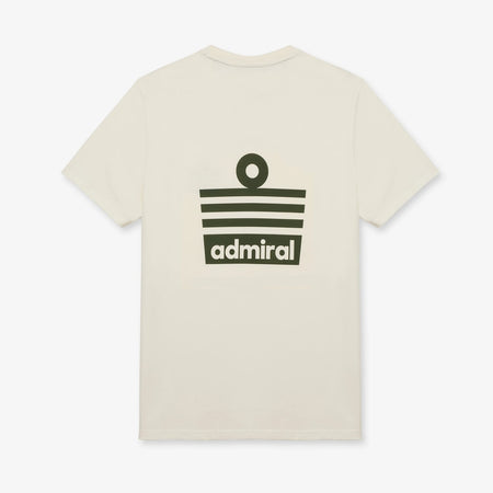 Admiral Ensign T-Shirt - Off-White/Green