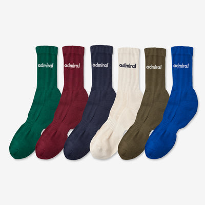 Admiral Sports Socks 6-Pack - Mixed Colours