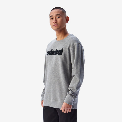 Stamford Chenille Sweatshirt - Grey Marl