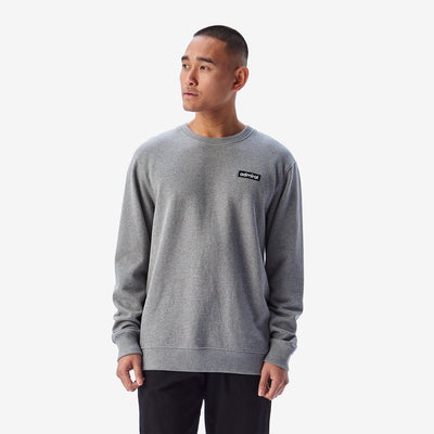 Stamford Embroidered Sweatshirt - Grey Marl