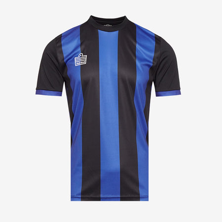 Striped SS Football Shirt - Blue/Black
