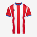 Striped SS Football Shirt - White/Red/Blue