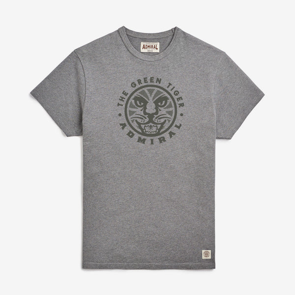 The Green Tiger T-Shirt - Condor Grey Marl