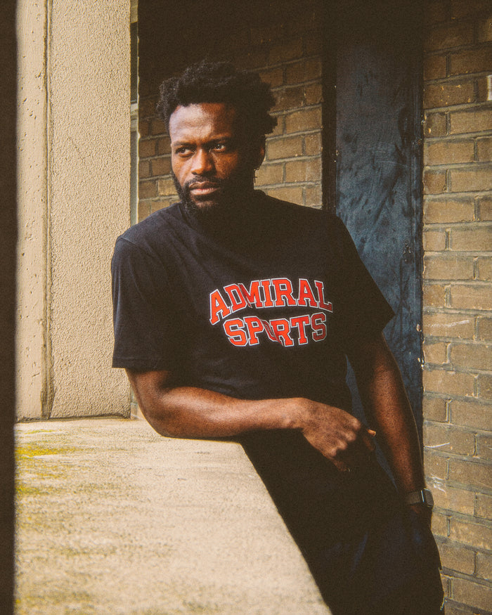 Admiral Sports Varsity T-Shirt - Black