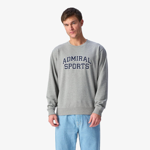 Admiral Sports Varsity Sweatshirt - Grey Marl