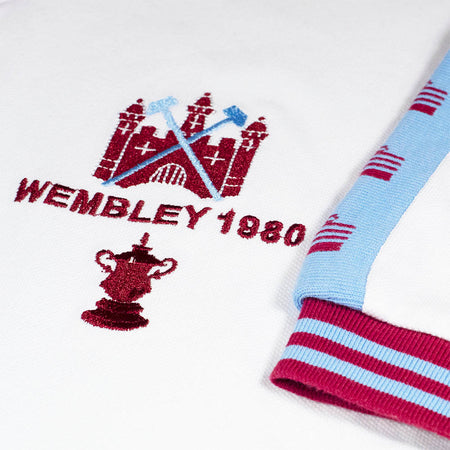 West Ham United 1980 Retro FA Cup Final Shirt