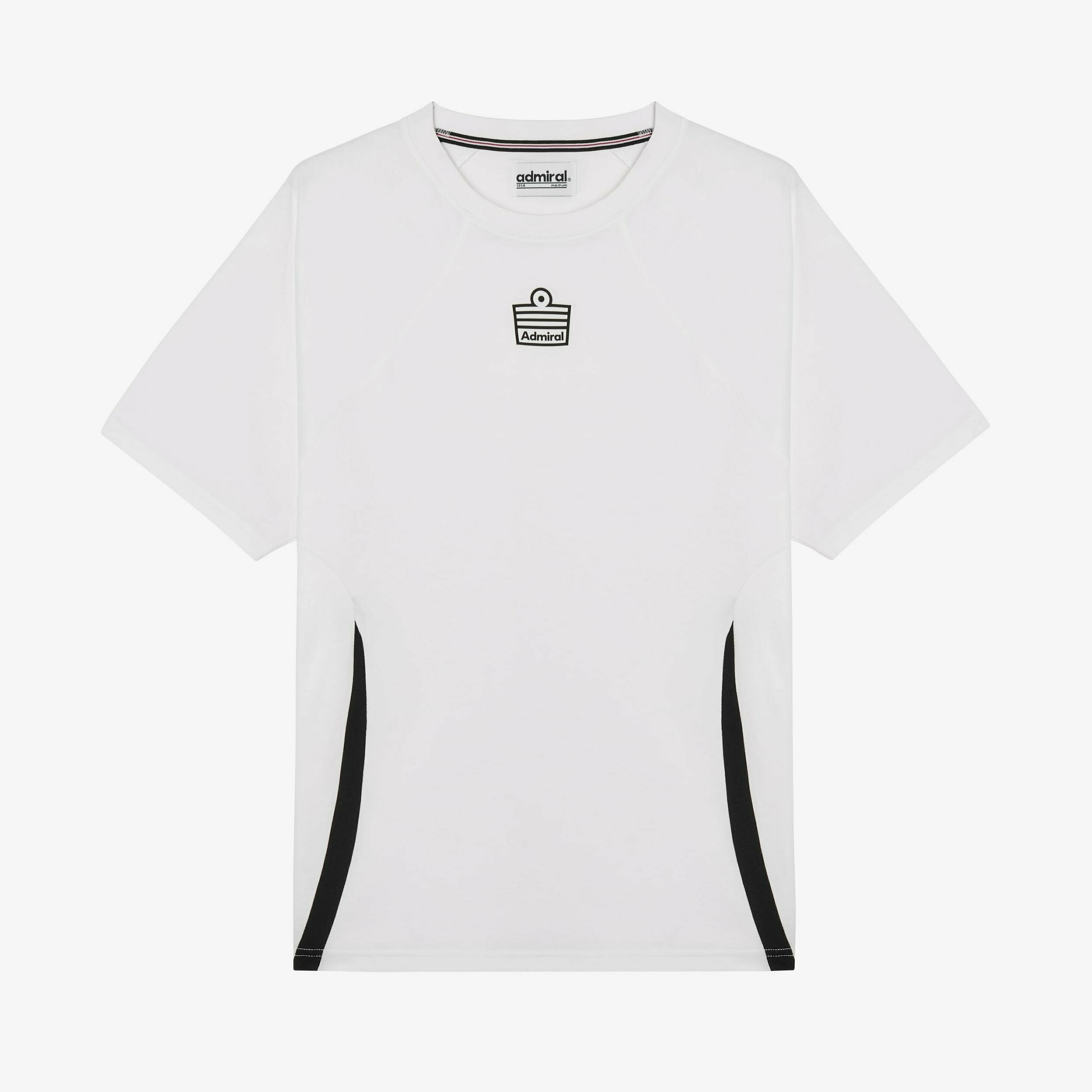 Panel T-Shirt - White - Admiral Sports