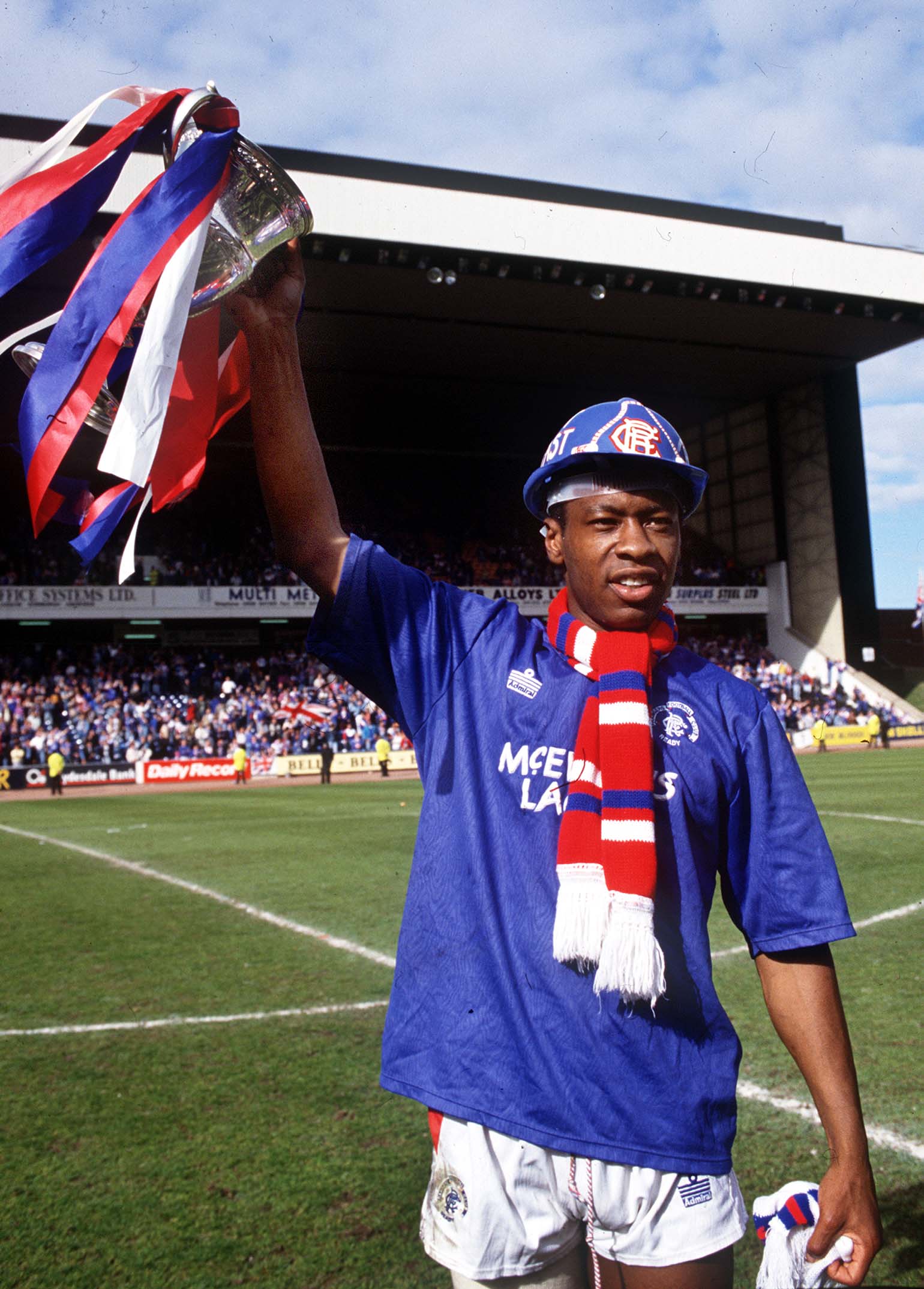 Rangers 1990-92 Retro Home Shirt | Admiral Football - Admiral Sports