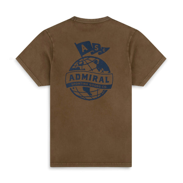 Admiral Globe Logo T-Shirt - Manacus Green