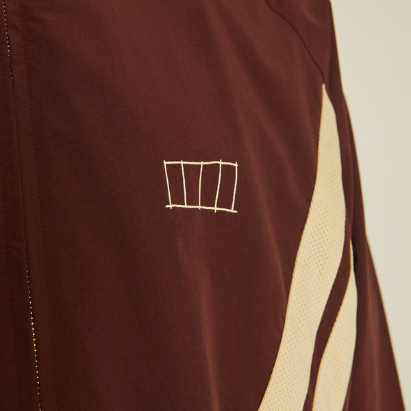 Almost Home x Admiral Original Zip Track Jacket - Coventry Brown