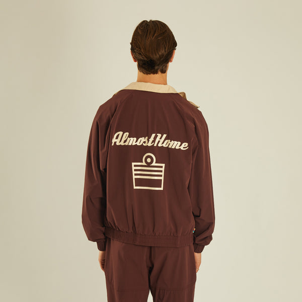 Almost Home x Admiral Original Zip Track Jacket - Coventry Brown