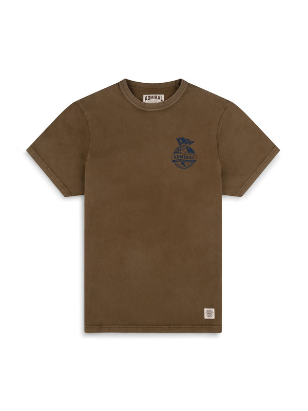 Admiral Globe Logo T-Shirt - Manacus Green