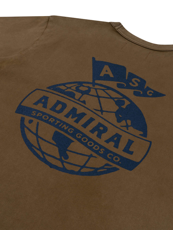 Admiral Globe Logo T-Shirt - Manacus Green