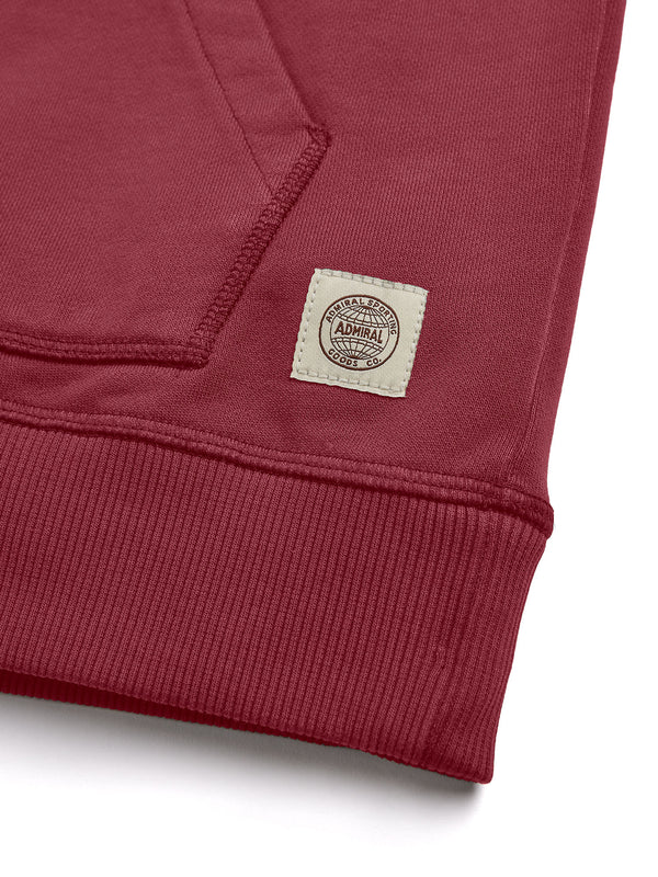 Braunstone Hoodie | Pondicherry Red | Admiral Sporting Goods - Brand