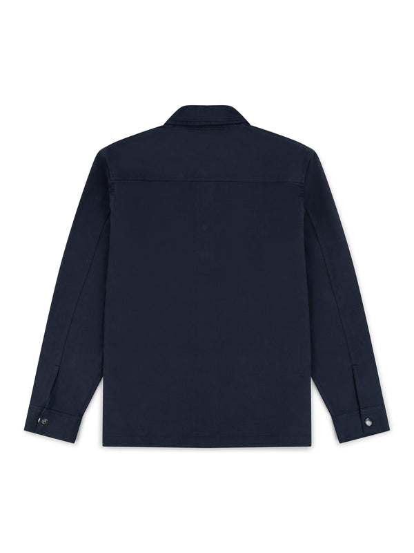 Dane Overshirt - Shrike Navy - Made in England