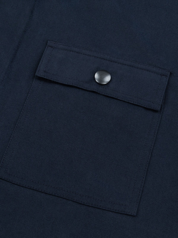 Dane Overshirt - Shrike Navy - Made in England