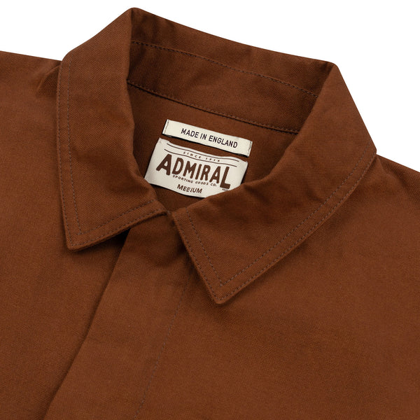 Westcote Overshirt - Merg Brown - Made in England