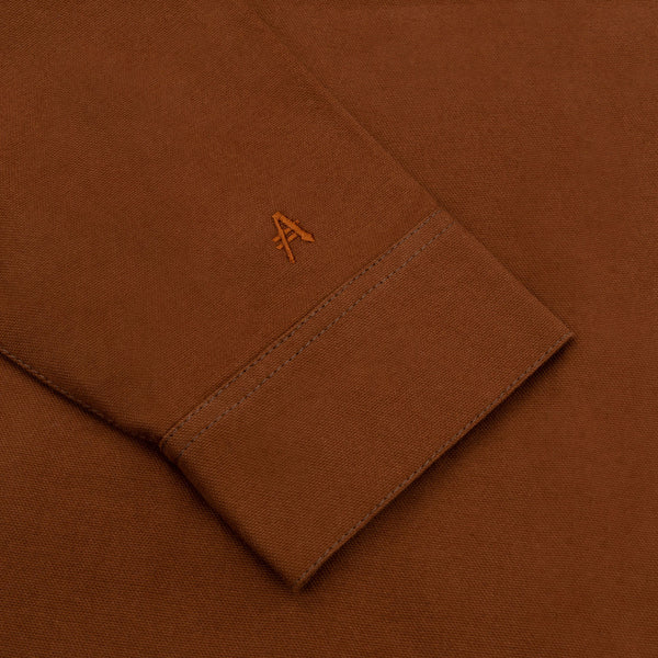 Westcote Overshirt - Merg Brown - Made in England