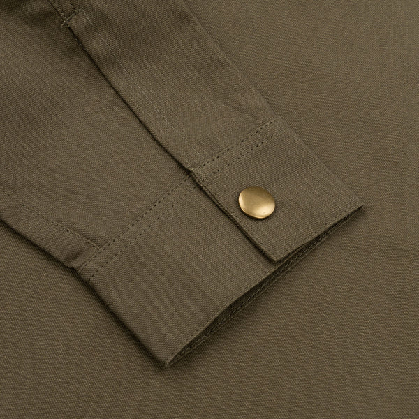 Westcote Overshirt - Hone Green - Made in England