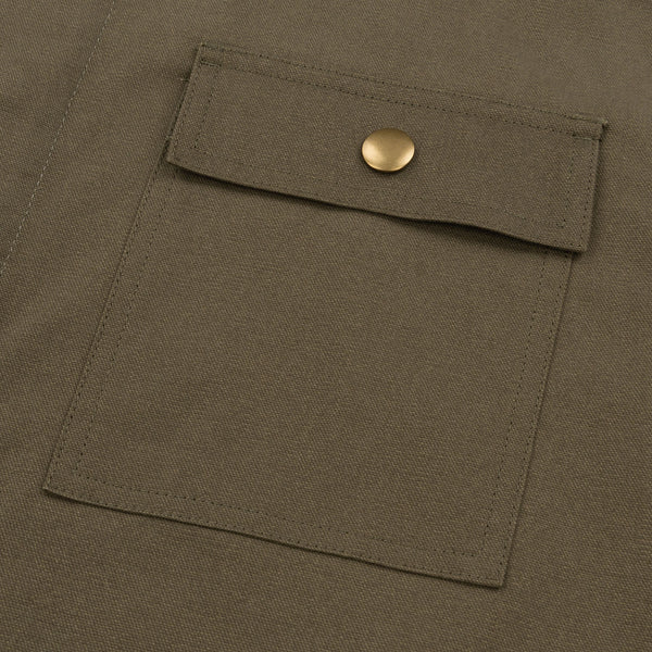 Westcote Overshirt - Hone Green - Made in England